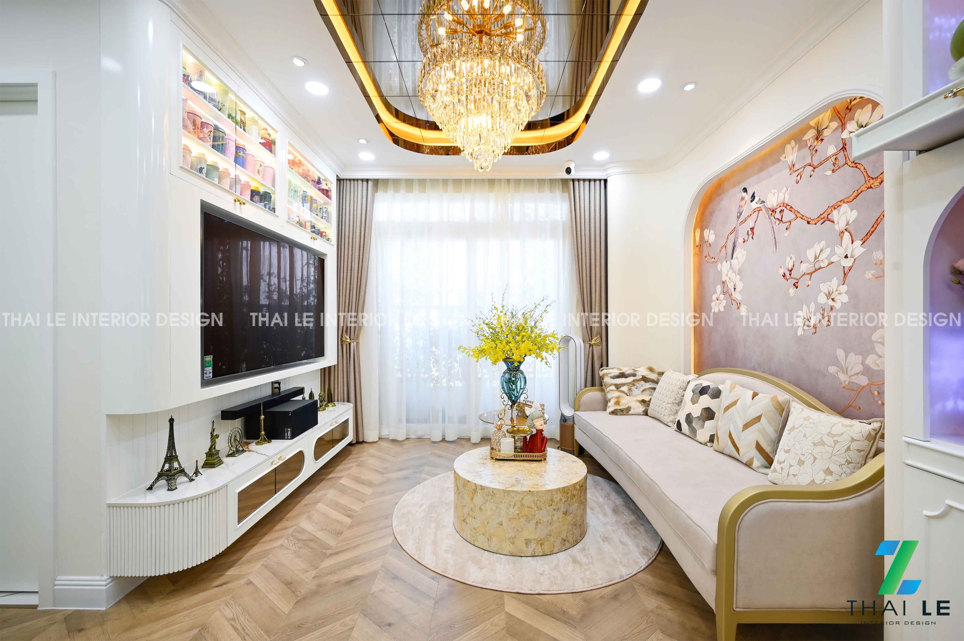 Thi công nội thất căn hộ The Western Capital Q.6 - B1.26.05 - 88m2